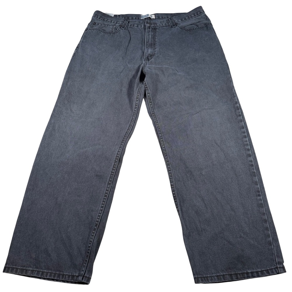 Signature Levi Strauss & Co Relaxed Jeans Mens 40x30 (FITS 38x29) Charcoal Gray